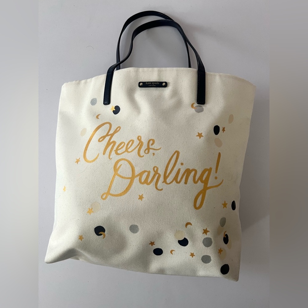 Kate Spade “Cheers Darling” tote